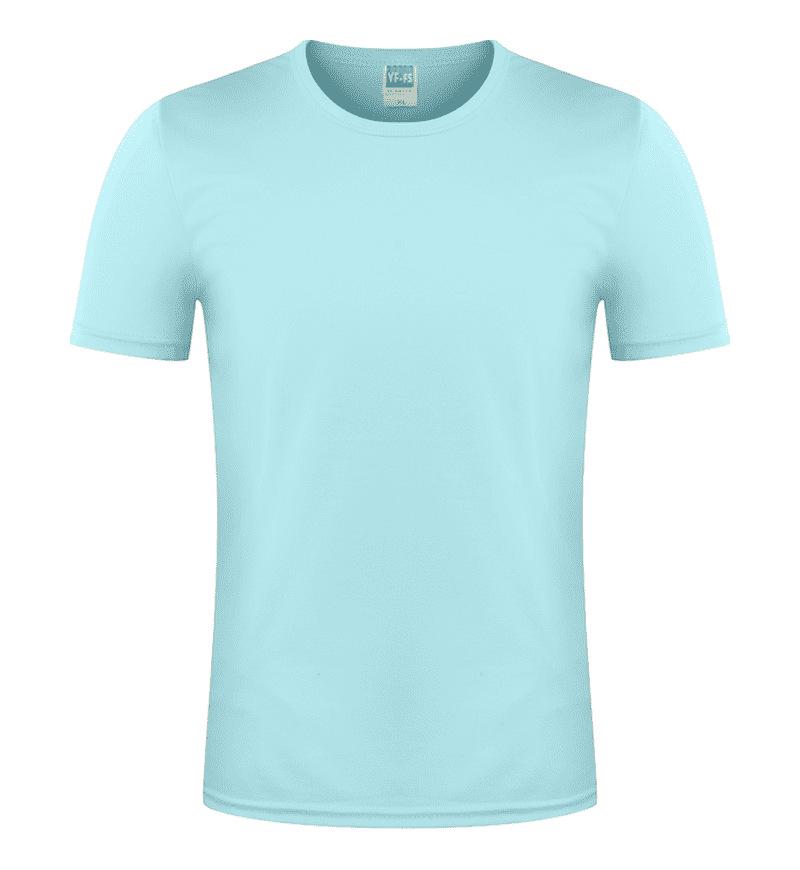Custom Logo Quick-Dry Round Neck T-Shirt for Marathon, Sports, and Team Uniforms