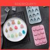 12-piece Set Of Festive Christmas Tree Shaped Baking Molds Perfect For Holiday Cakes And Chocolates