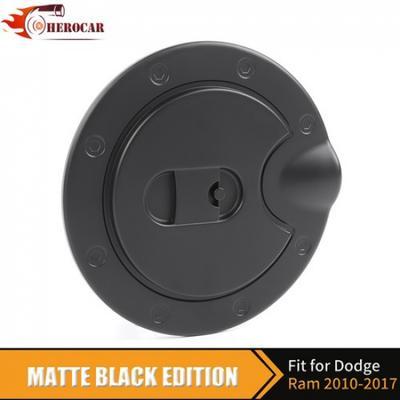 Matte Black Fuel Tank Door Cover Gas Cap For Dodge Ram 1500 2010-17 Accessories