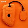 Genuine Leather Auto Smart Key Fob Cover Case Housing Fit For Bmw X1 X3 X5 X6 X7 1 3 5 6 7 Series G20 G30 G11 F15 F16 G01 G02 F48 G05 G06 G07 Remote