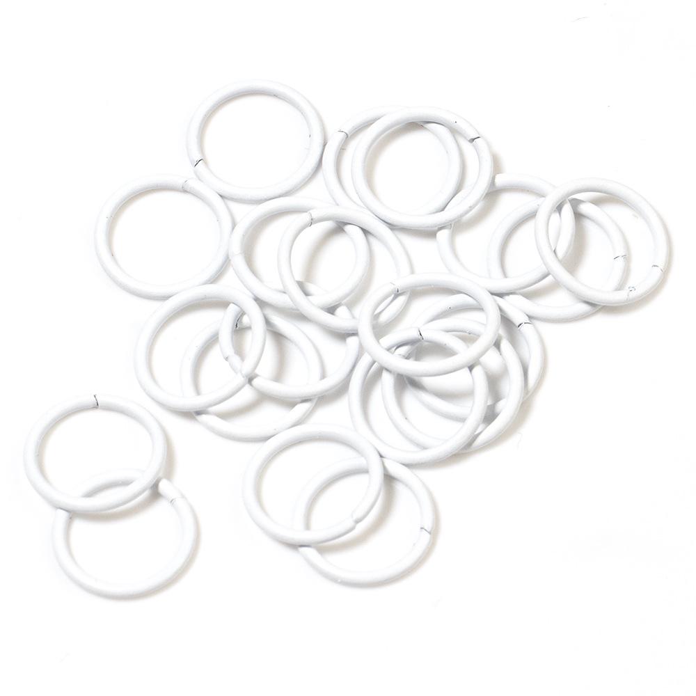 Colorful Open Jump Rings for DIY Jewelry Making - Round Single Loop Iron Rings for Beading Bracelets