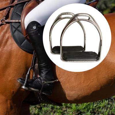 Manguera de Caballo Entusiastas de la Montura Equipo Ecuestre Profesional Ligero Acero al Carbono Montar