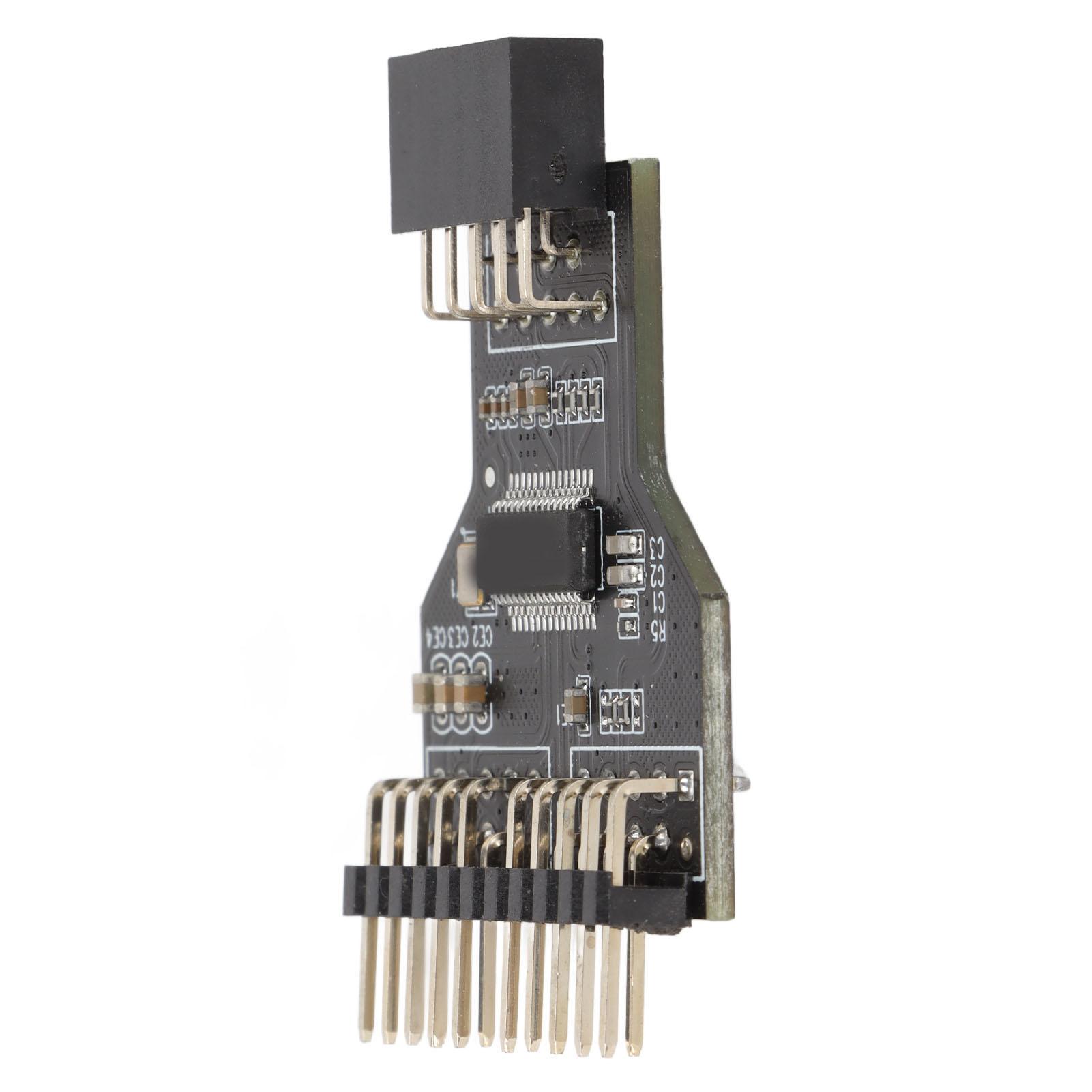 

9-контактный USB-разветвитель 9-контактный на двойной 9-контактный встроенный USB2.0 разъем гнездо 1 на 2 штекер 0,3 метра