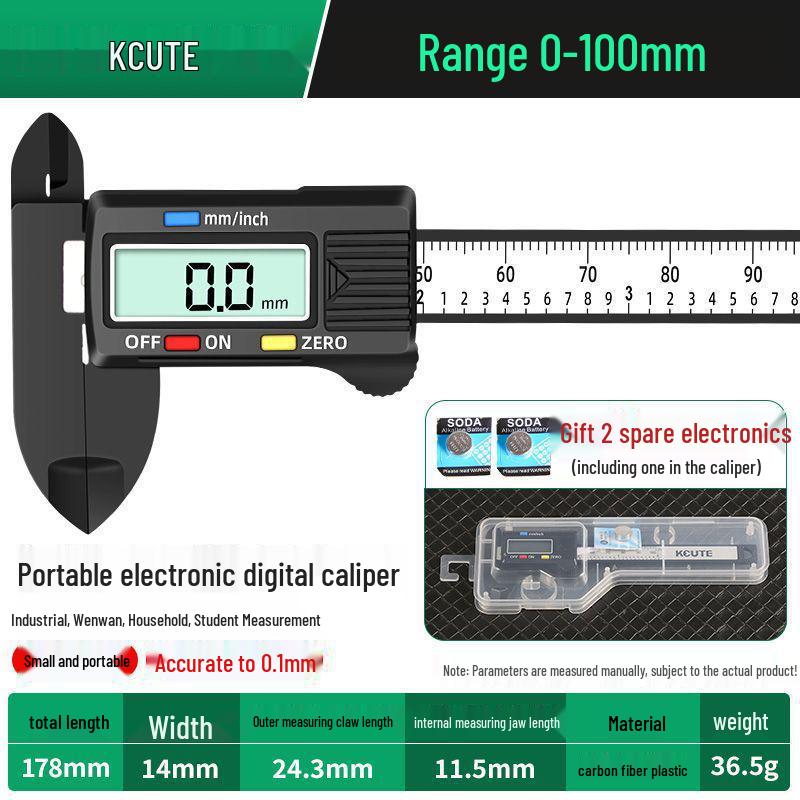 High-Precision Digital Vernier Caliper for Jewelry and Jade Measurement