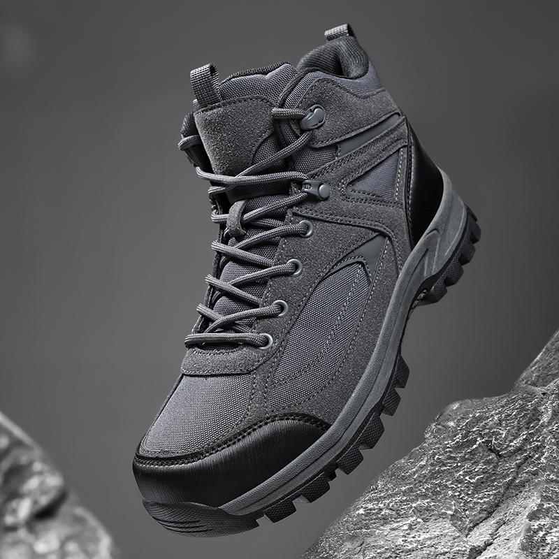 Men's Hiking Shoes Outdoor Adventure Hiking Shoes High-top Hiking Shoes Winter Shoes Wear-resistant Snow Boots