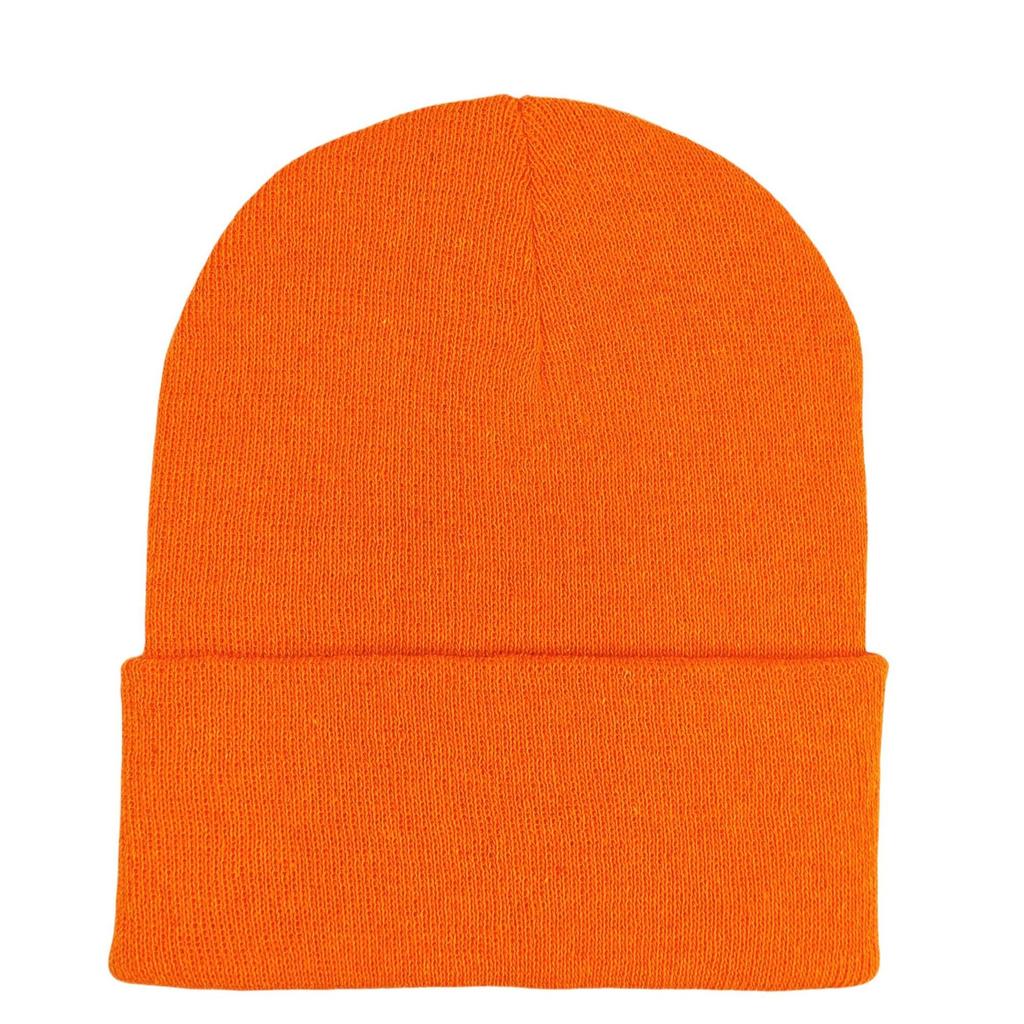 Custom Plain Knit Beanie Soft Winter Hat with 58 Colors Ready Stock Embroidery Logo