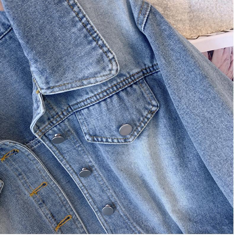 Women's Versatile Loose-Fit Denim Jacket - Spring/Autumn 2025 Design