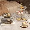 Multi-tier Light Luxury Fruit & Snack Plate