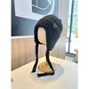 Sweet and Cute Knitted Wool Hat for Women In Autumn and Winter Tether Warm and Versatile Straps To Show Their Faces and Ear Protection Leeve Hat