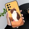 Kreslený Kočka Pouzdro na Telefon Pro Samsung A52S A21S A33 A23 A13 A14 A32 A52 A53 A54 A51 A71 A15