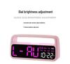 Atmosphere LED Alarm Clock Home Decor: Multifunctional Electronic Bedside Clock 5520
