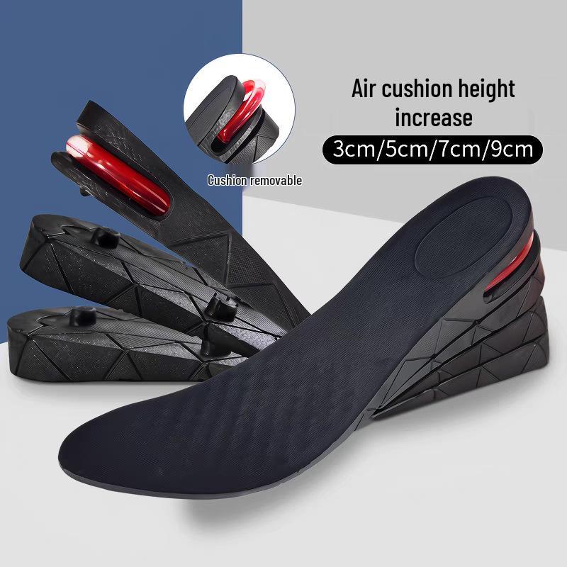 Breathable Air Cushion Height-Increasing Insoles for Men & Women - Shock-Absorbing, Soft, Trim-to-Fit.