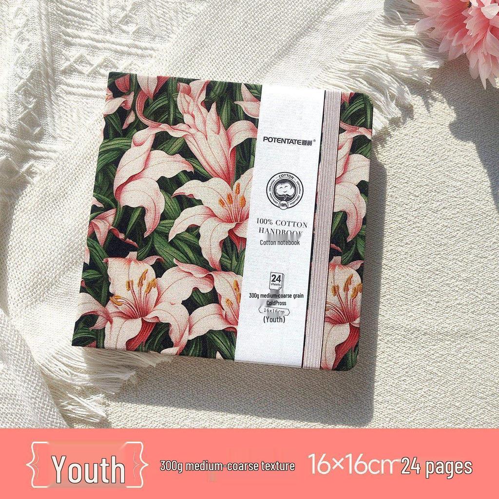Thickened Student Watercolor Journal Set - 300g Blank Art Square