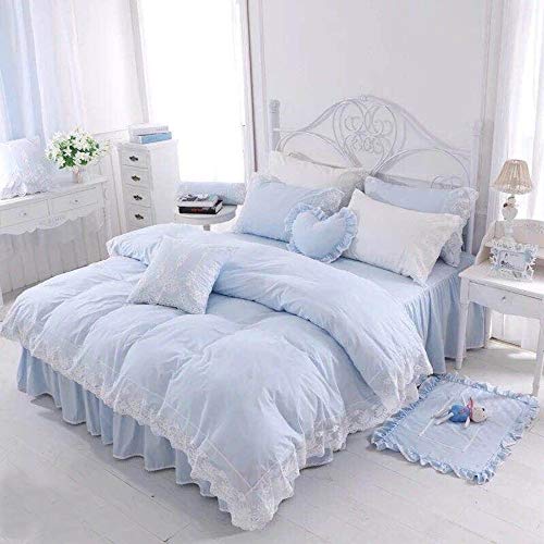 

Less Futon Cover Sheet Pillow Cover Set Lady s (Blue Queen) синий