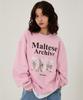 WAIKEI Maltese Archive Sweatshirt Light Pink