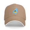 Saint Lucia Flag Baseball Cap  Outdoor Gym Breathable Trucker Hat Men Women Y2k Cool Custom Logo Snapback Cap