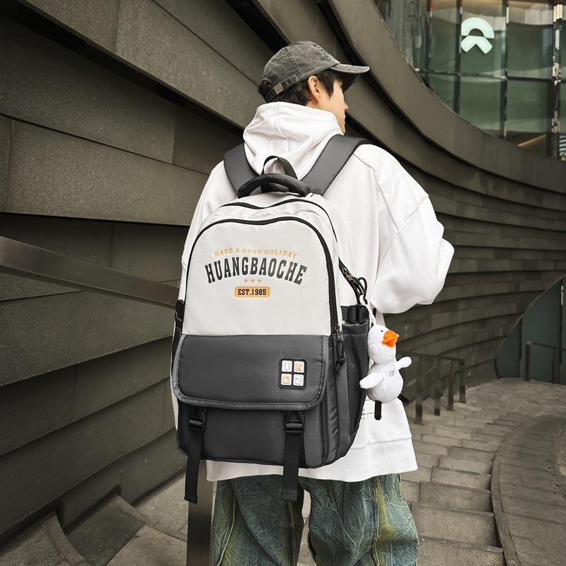 Small fresh schoolbag female high school student simple backpack junior high school student large capacity backpack