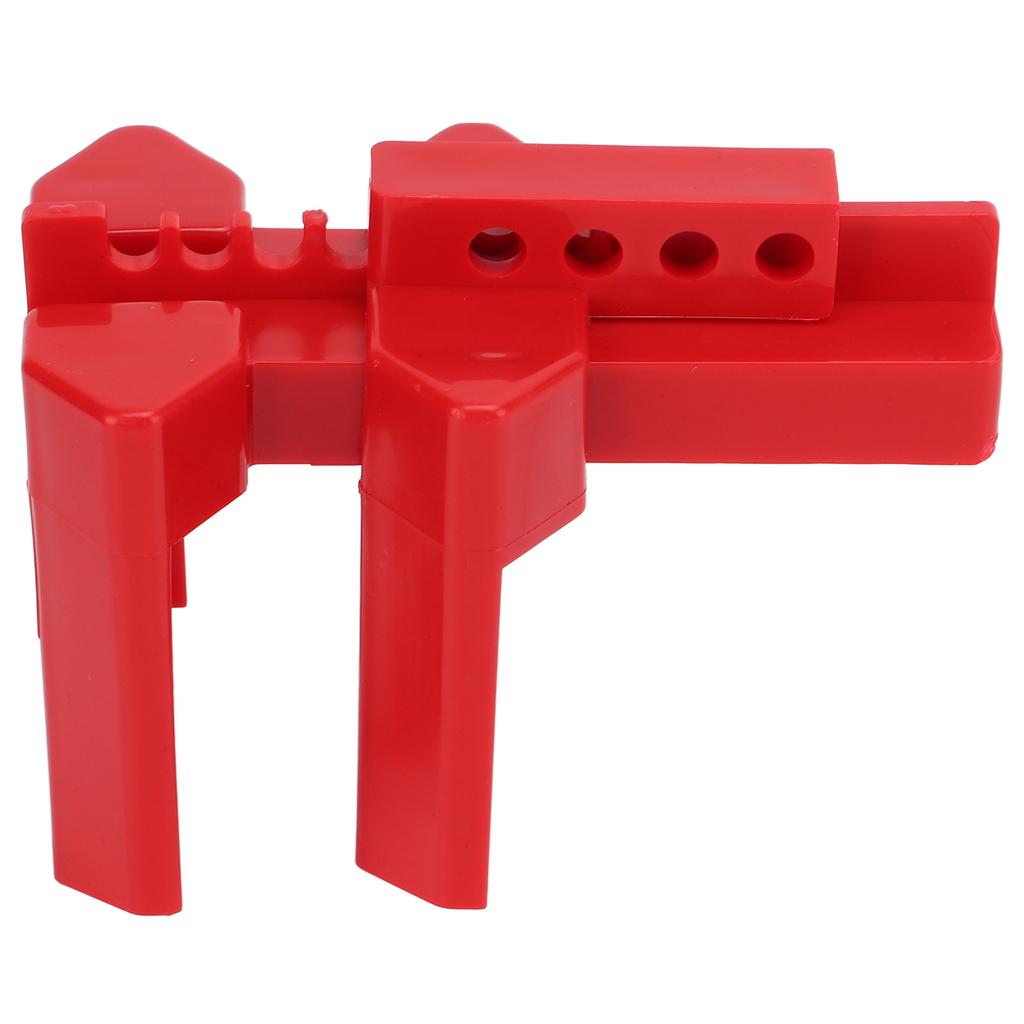 Adjustable Ball Valve Lock Red with 38mm Padlock for DN8‑DN50 Industry Chemicals Electricity Petroleum Coal