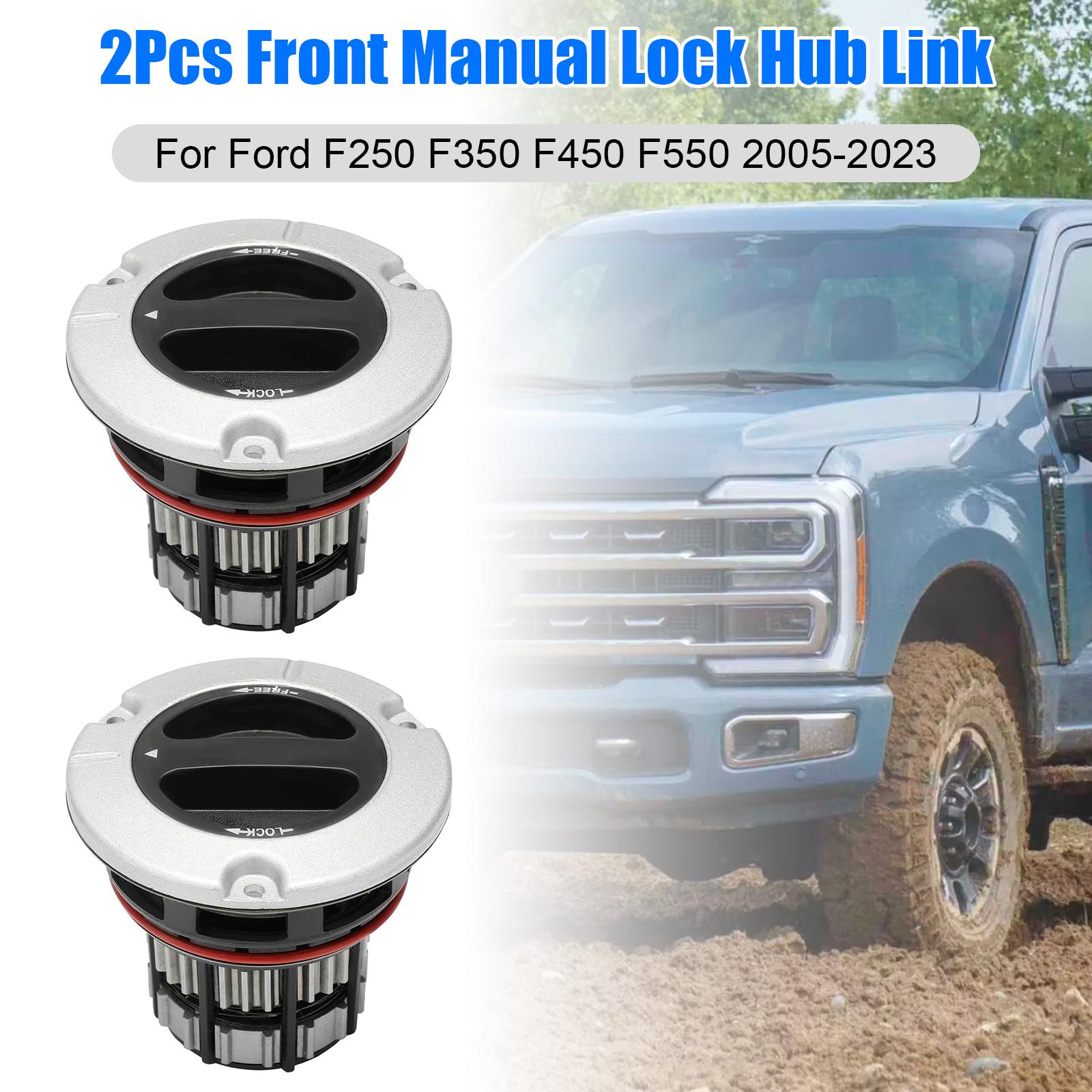 

2Pcs Front Manual Lock Hub Link For Ford F250 F350 F450 F550 2005-2023