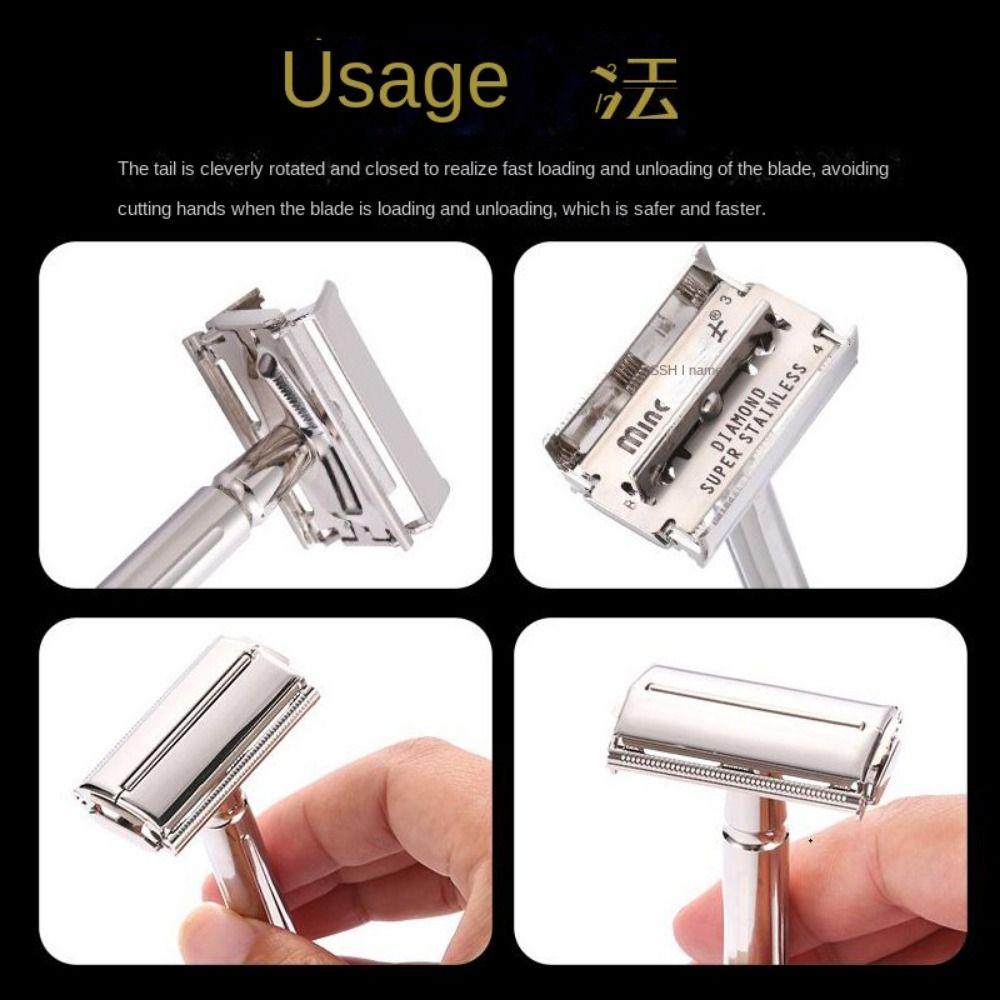for Him Face Women Manual Men Shaver Double Edge Razor Adjustable Safety Razor Hair Removal Tool