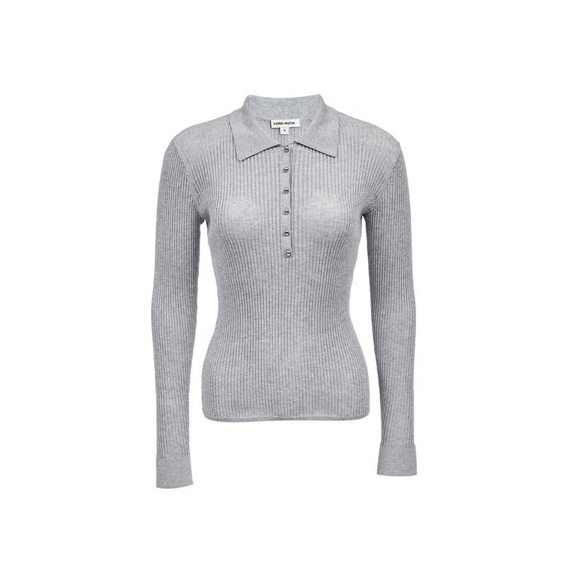 VEROMODA 2025 A/W Slim-Fit Ribbed Knit Top