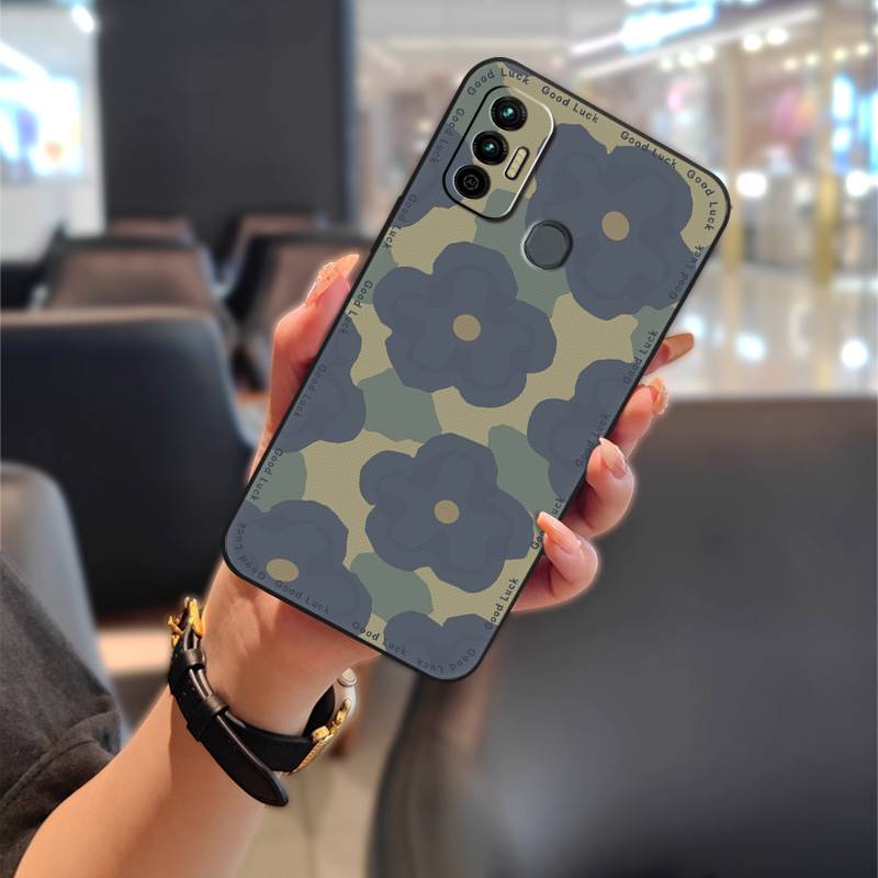 Anti-dust Shockproof Phone Case For Tecno Spark 7/Spark7T Silicone Protective Durable Cartoon Soft case Phone Pouch TPU