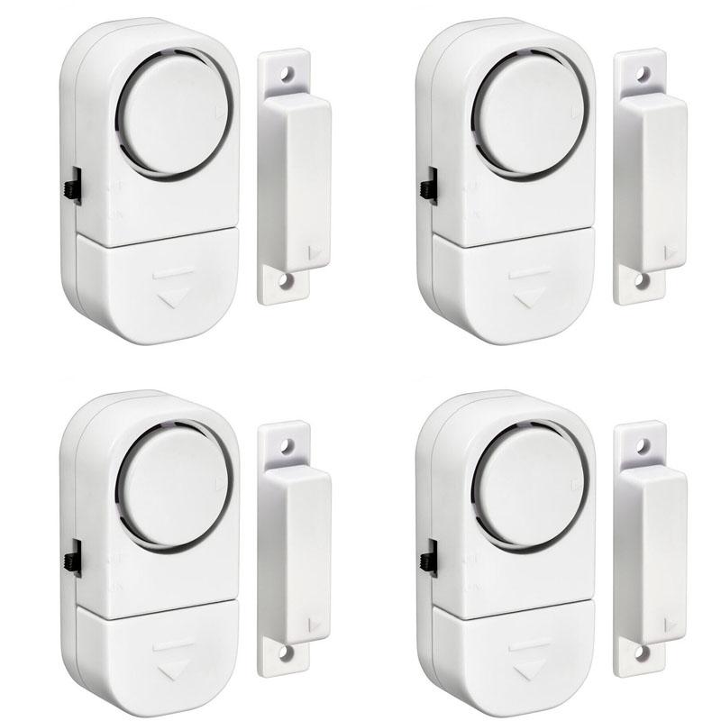 1/2/4/5/8/10 stk Trådløs vindusdør Innbruddssikkerhetsvarsel Alarmsystem Magnetisk sensor 90dB