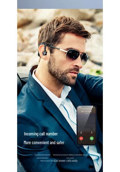 Wireless Single Ear Bluetooth Earphone with Long Battery Life for Drivers and Riders
