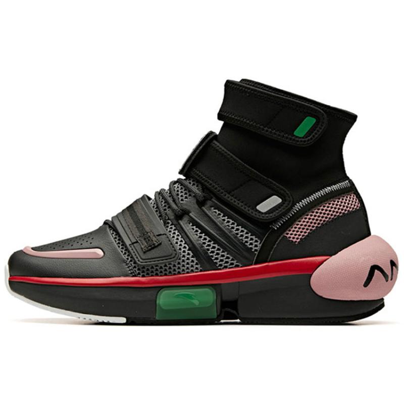 Кроссовки Dragon Ball x Anta Black Goku, Форма Супер Сайяна, Амортизация, Нескользящая подошва, Износостойкие, Высокие 44.5