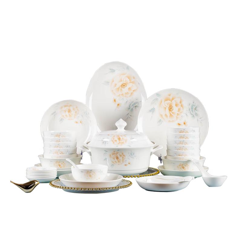 Jingdezhen Ceramic Nordic 78-Piece Dinnerware Set 12-person 78-piece set