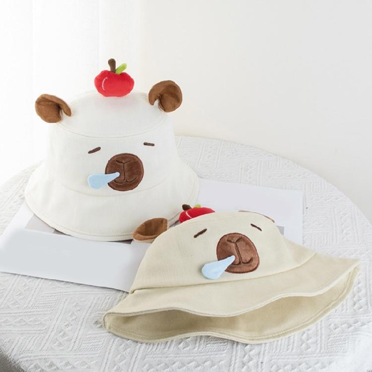 Capybara Embroidery Couple Hat Stylish Streetwear Hat Versatiles Portable Hat Engaging in Leisure Activity