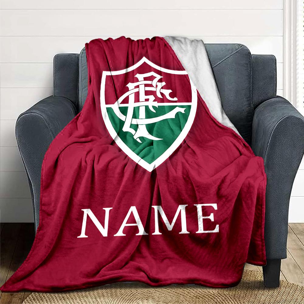 Custom Name Portugal's National Emblem blanket for Couch & Bed, Plush Cozy Fuzzy Blanket Super Soft & Warm Blankets for Fall and Winter. 0908280