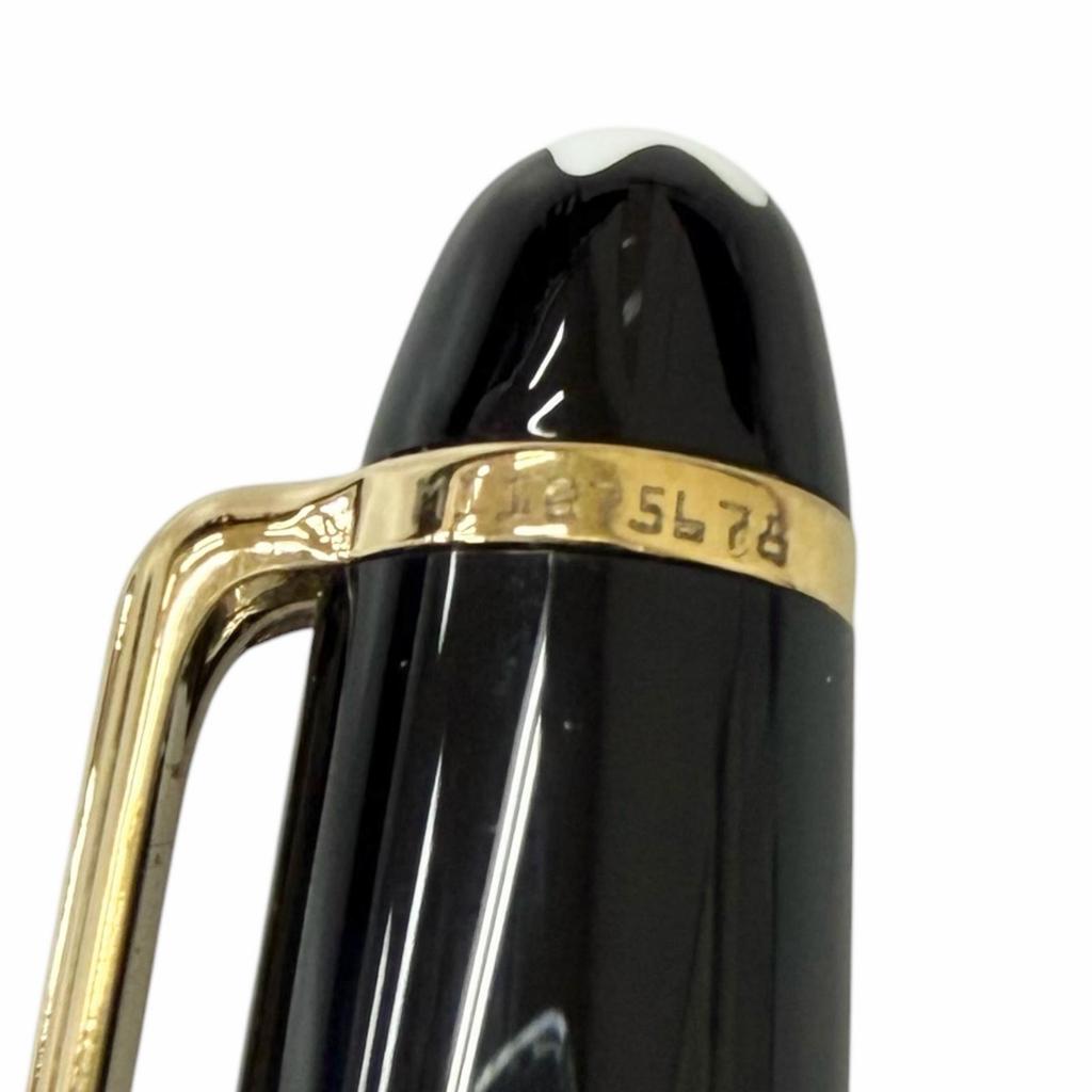 Excellent MONTBLANC fountain pen Meisterstück Classic Pix black 14K mens Used