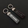 Metal Leather Keyring Car Keychain For Toyota TRD Yaris Rav4 CHR Yaris Prius Avensis Corolla Camry Highlander Hilux Land Cruiser