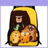 Cartoon Hoppers Beaver Backpack For Kids With Oxford Cloth Durable Material For School Travel