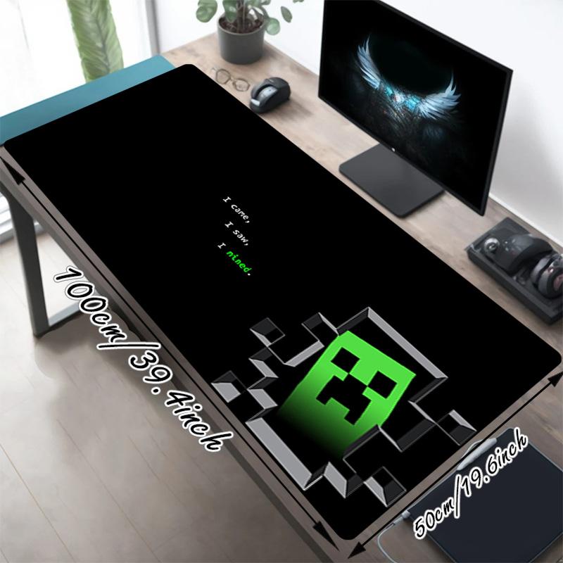 Minecraft Adventure Xl Gaming Mouse Pad Nonslip Rubber Base Stitched Edge Waterproof Desk Mat For Pc Laptop Gamer Office Computer Accessories C92931