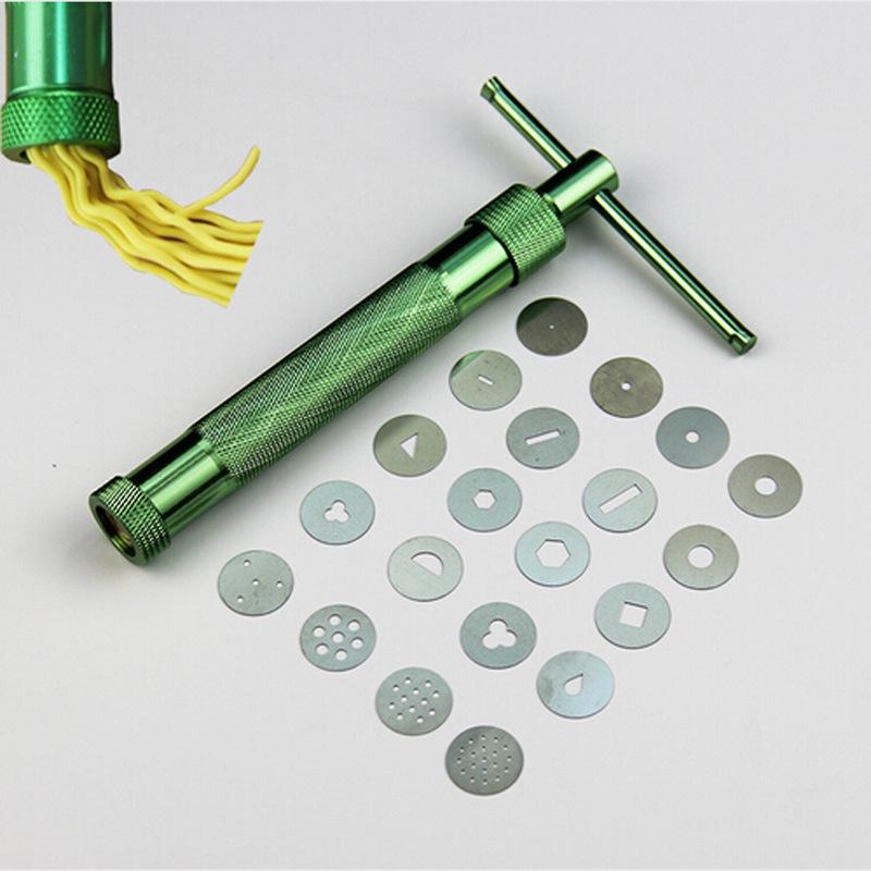 

Stainless Steel Clay Extruder & Icing Gun for DIY Cake and Cookie Decoration