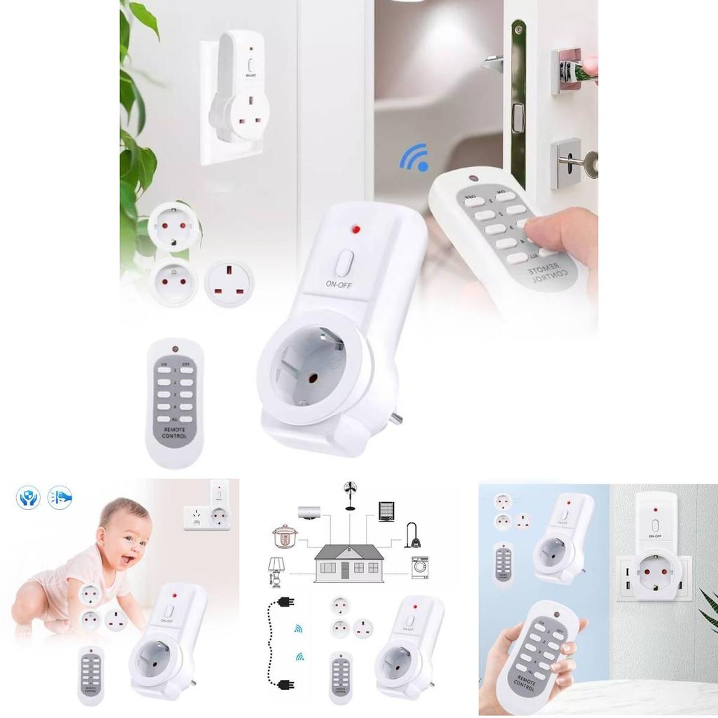 Versatile Smart Remote Control Socket For Home Kitchen With 30m Range And 220v Power