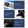 Mini Car Fan Usb Charging Car Air Outlet Electric Fan Multifunctional Led Light Seven-Blade Turbo Fan Car Electronic Supplie