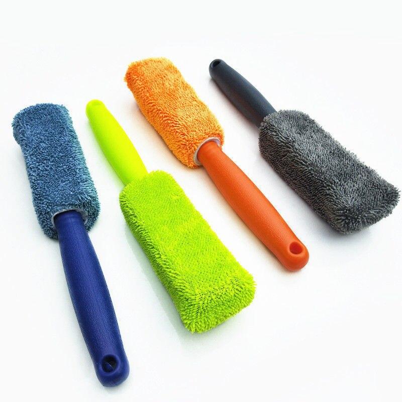 Car wash brush microfiber tire purifier wheel kidney brush trunk motorcycle dust remover detailing cleaning tool tools car clean
