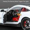 Scale 1:24 GT GLS63 Model Sports Car Toy Diecast Alloy Doors Opened Pull Back Miniature Models Sound Light Gift for Children