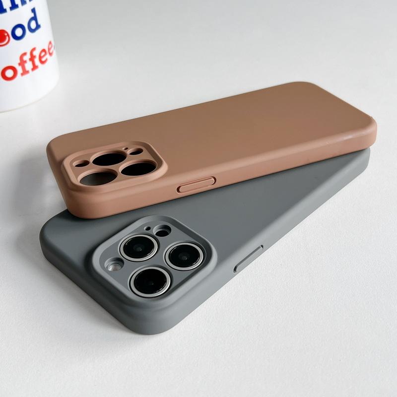 Pentru iPhone 16 15 Pro Max 14 Pro 13 12 11 Huse Culoare Solidă Silicon Lichid Subțire Protecție Obiectiv Moale Mat Rezistent la Șocuri pentru Magsafe Husă Magnetică pentru Telefon