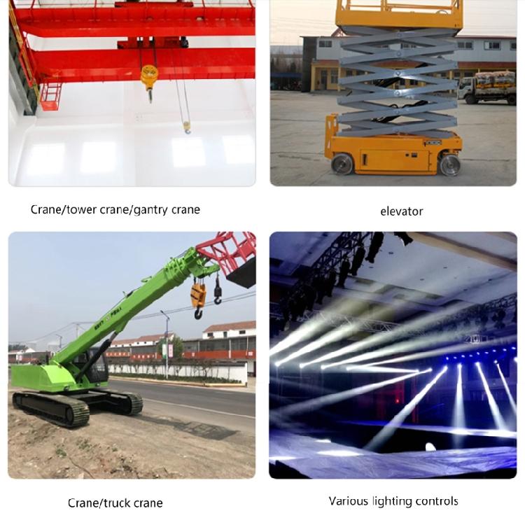 Sistemi di Controllo Remoto Wireless a 4/2 Pulsanti per Attrezzature di Sollevamento Industriale, Funzionalità di Sicurezza Migliorate, Controllo Remoto Wireless