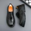 Fashion Versatile Thick Bottom Men Dress Shoes New Arrival Male Formal Shoes Business Men Oxfords Footwear Comfy Leisure Walk Suit Shoes
