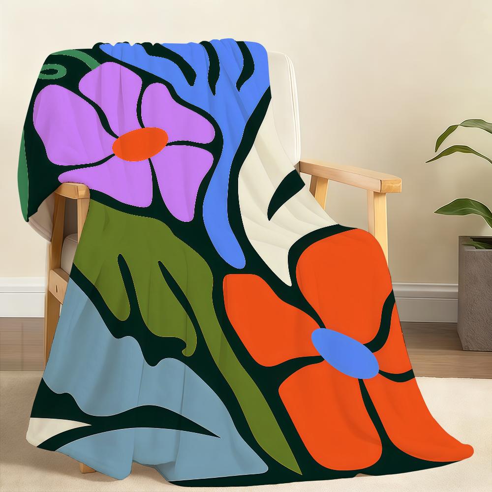 Vintage Abstract Feed Your Mind Classic Blanket Soft Throw Blanket for Home Bedroom Bed Sofa Picnic Travel Office Blanket Gift