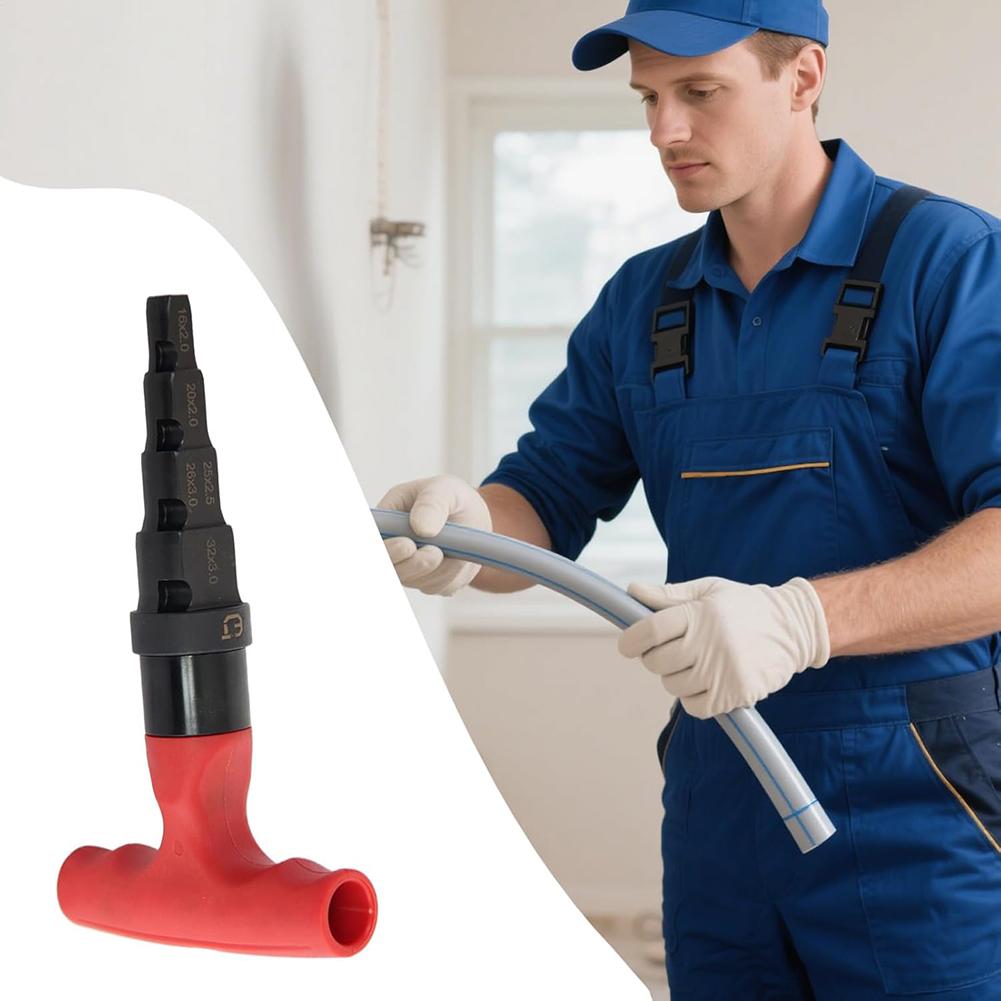 4-in-1 Deburring Internal Chamfer Tool Quick Release Rotary Ratchet Reamer Deburring Chamfer Tool for Metal Rod Bolt Pipe