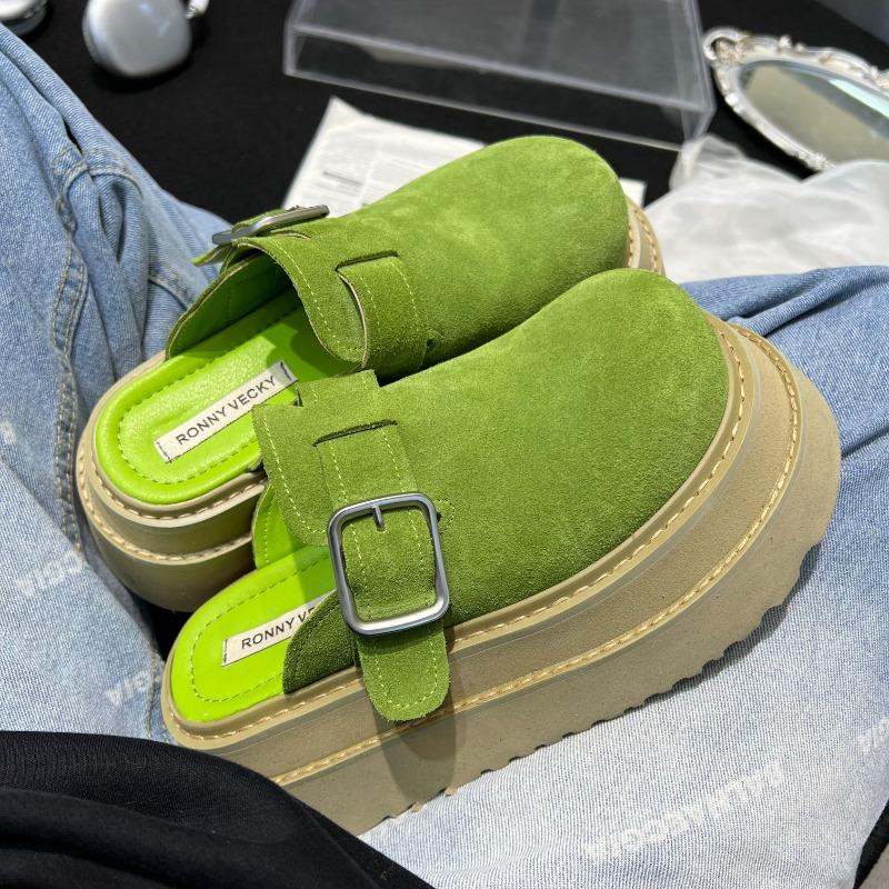 Fashion Women Mules Shoes Platform Slippers Flat Sandals Casual Summer Sport Sneakers 2025 Trend Brand High Heels Shoes Flip Flops Mujer