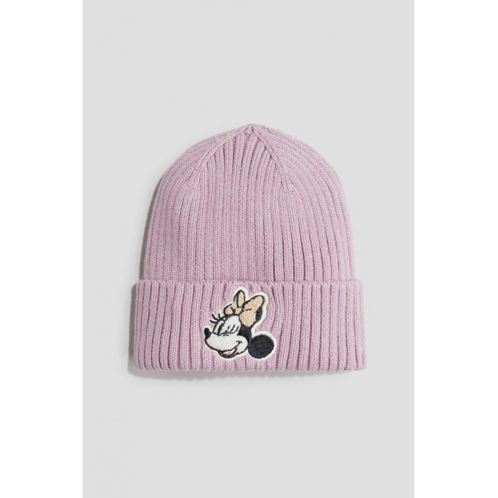 

Шапка в рубчик HM Design Pink Minnie Mouse