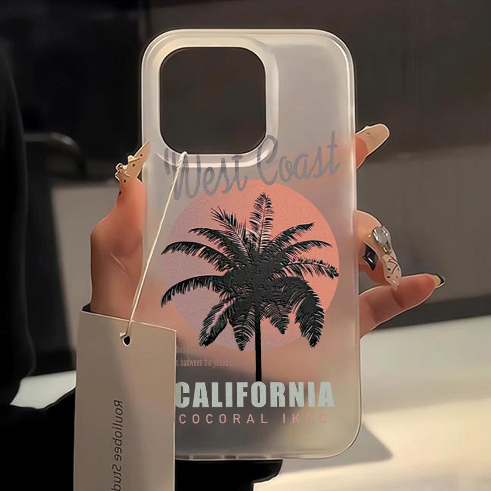 Θήκες Κινητού Τηλεφώνου για iPhone 11 13 15 Pro Max 12 14 Pro Max Θήκη iPhone 16 15 Plus 13 Pro 12 Mini 13 Mini Παγωμένη Υφή Ζωγραφιστά Κινούμενα Σχέδια Λουλούδια