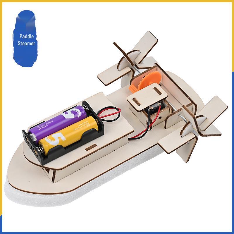DIY Paddle Wheel Boat Science Kit for Kids – Primary School Invention Project